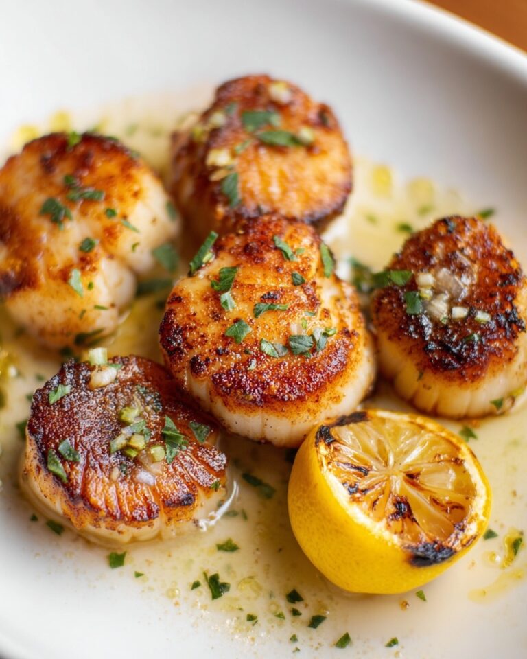 Seared Sea Scallops with Lemon and Parsley Recipe
