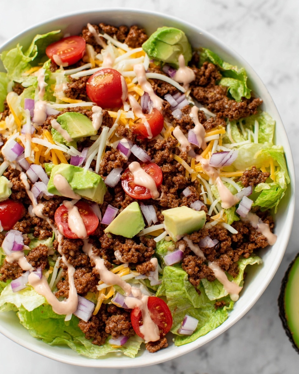 Low-Carb Taco Salad Recipe - Recipe Image
