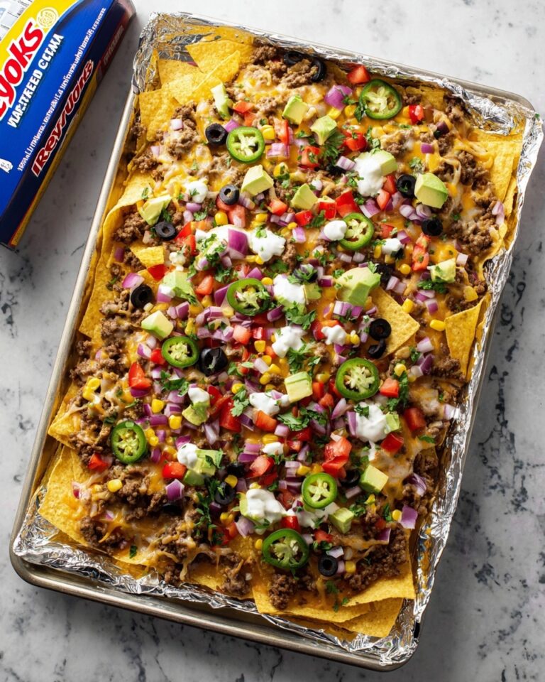 Loaded Sheet Pan Nachos Recipe