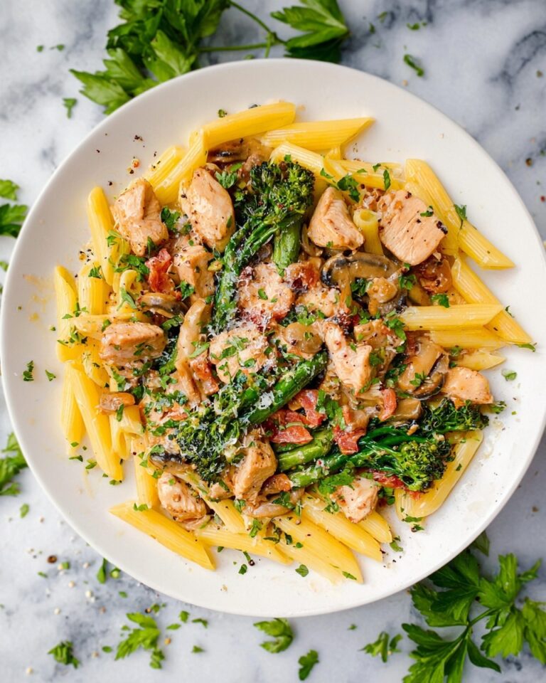Lighter Chicken and Bacon Pasta Recipe