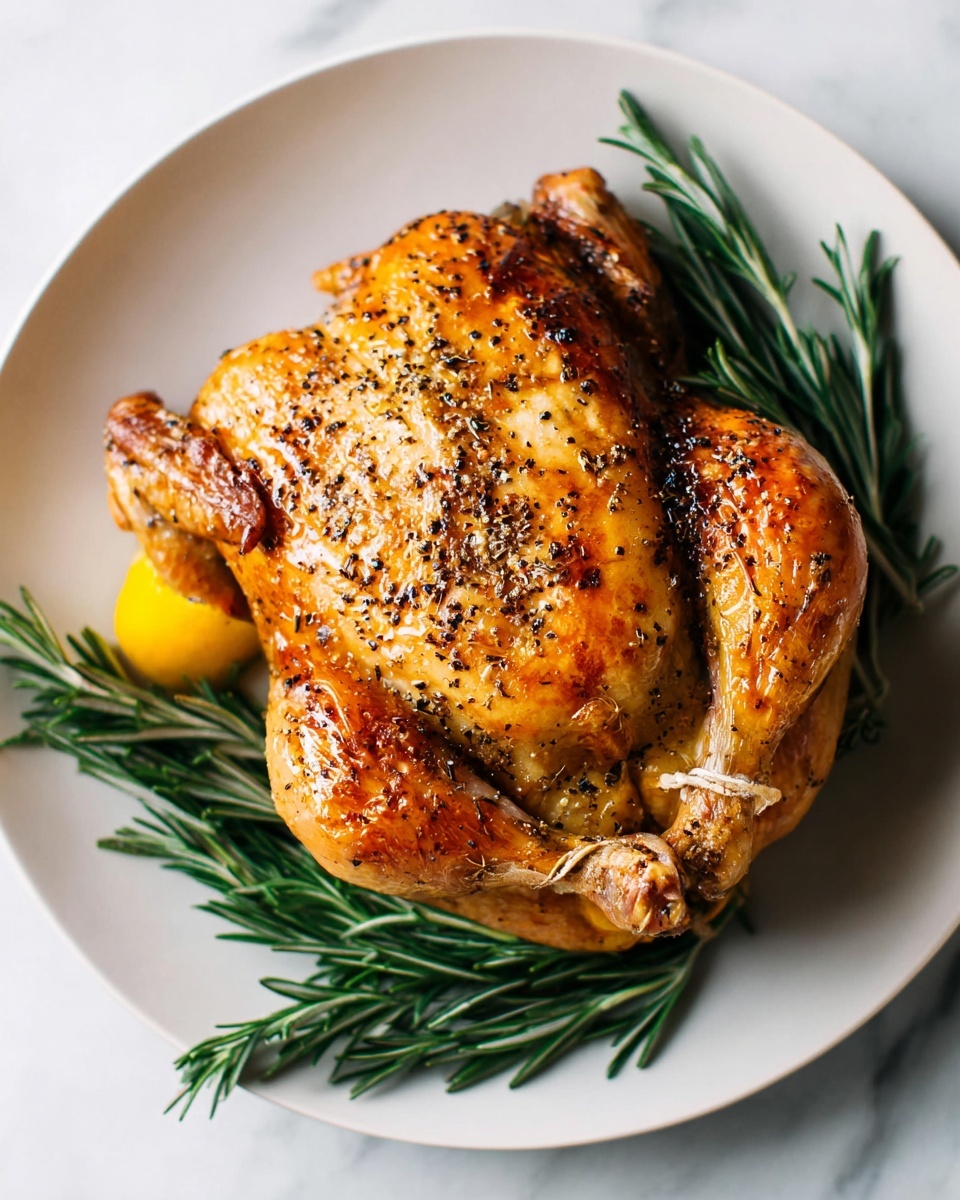 Easy Roast Chicken with Lemon, Garlic, and Rosemary Recipe - Recipe Image