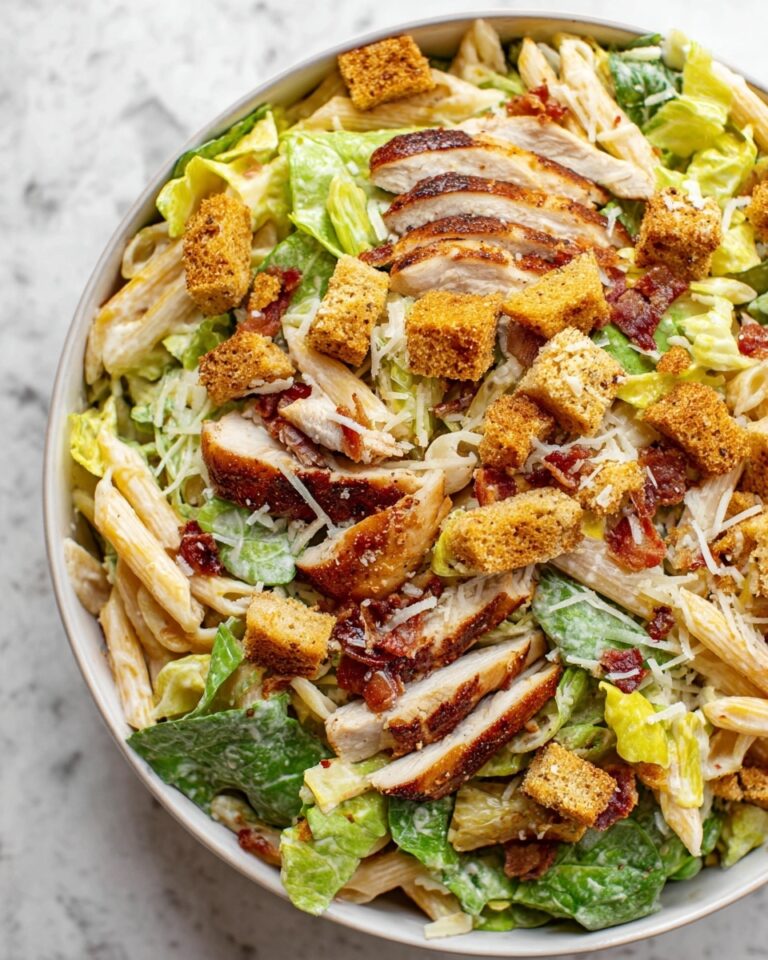Chicken Caesar Pasta Salad Recipe