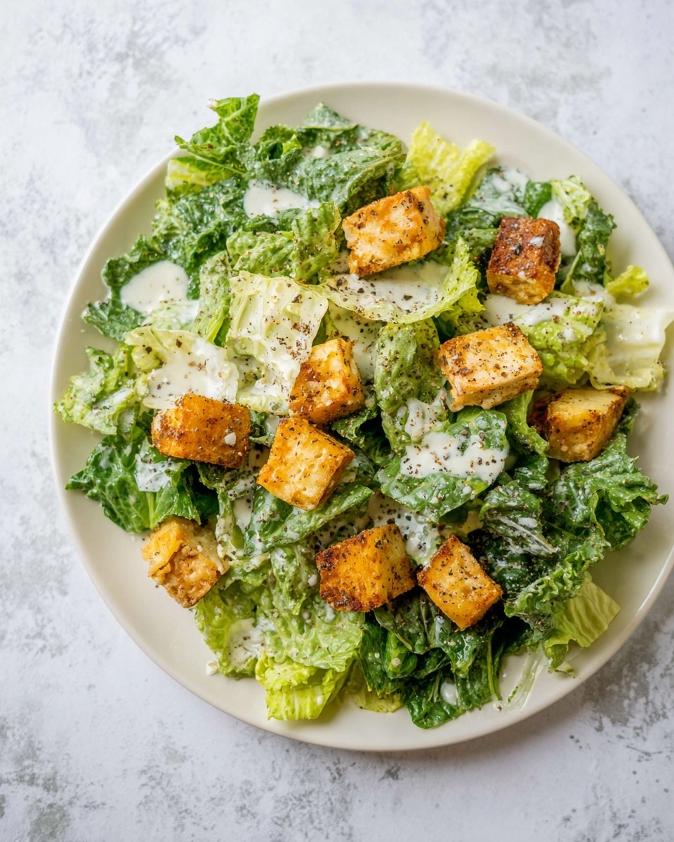 Baby Kale Salad with Lemon Dressing and Parmesan Croutons Recipe - Recipe Image