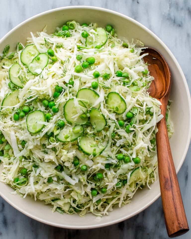 Cabbage and Pea Salad Recipe