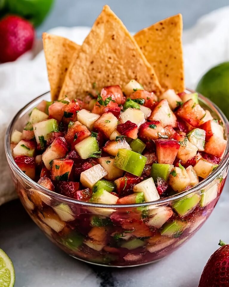 Fresh Fruit Salsa with Cinnamon Sugar Tortilla Chips Recipe
