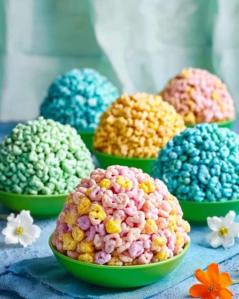 Pastel Rice Krispies Eggs Recipe