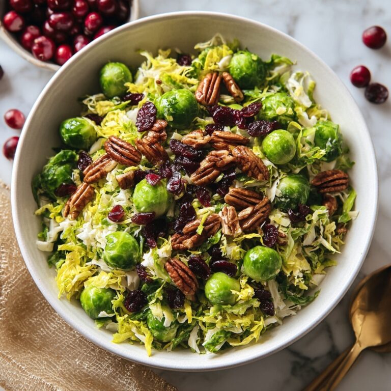Brussels Sprout Cranberry-Pecan Salad Recipe