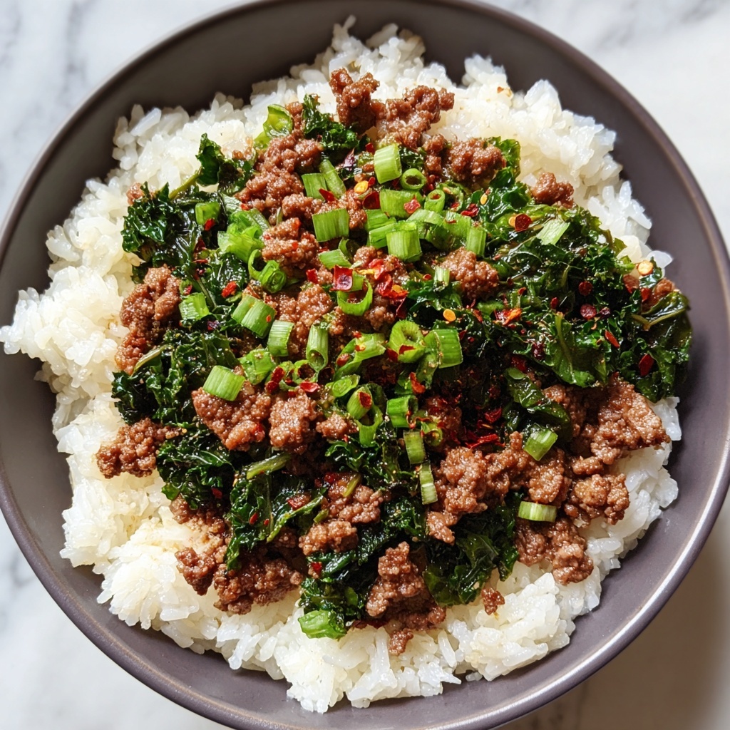 Lazy Girl Beef & Rice Bowl Recipe - Recipe Image