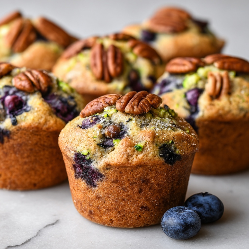 Blueberry Zucchini Muffins Recipe - Recipe Image