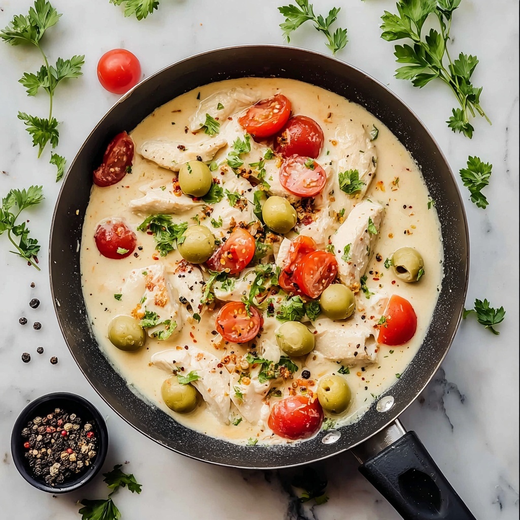 Creamy Pepperoncini Chicken Skillet Recipe - Recipe Image