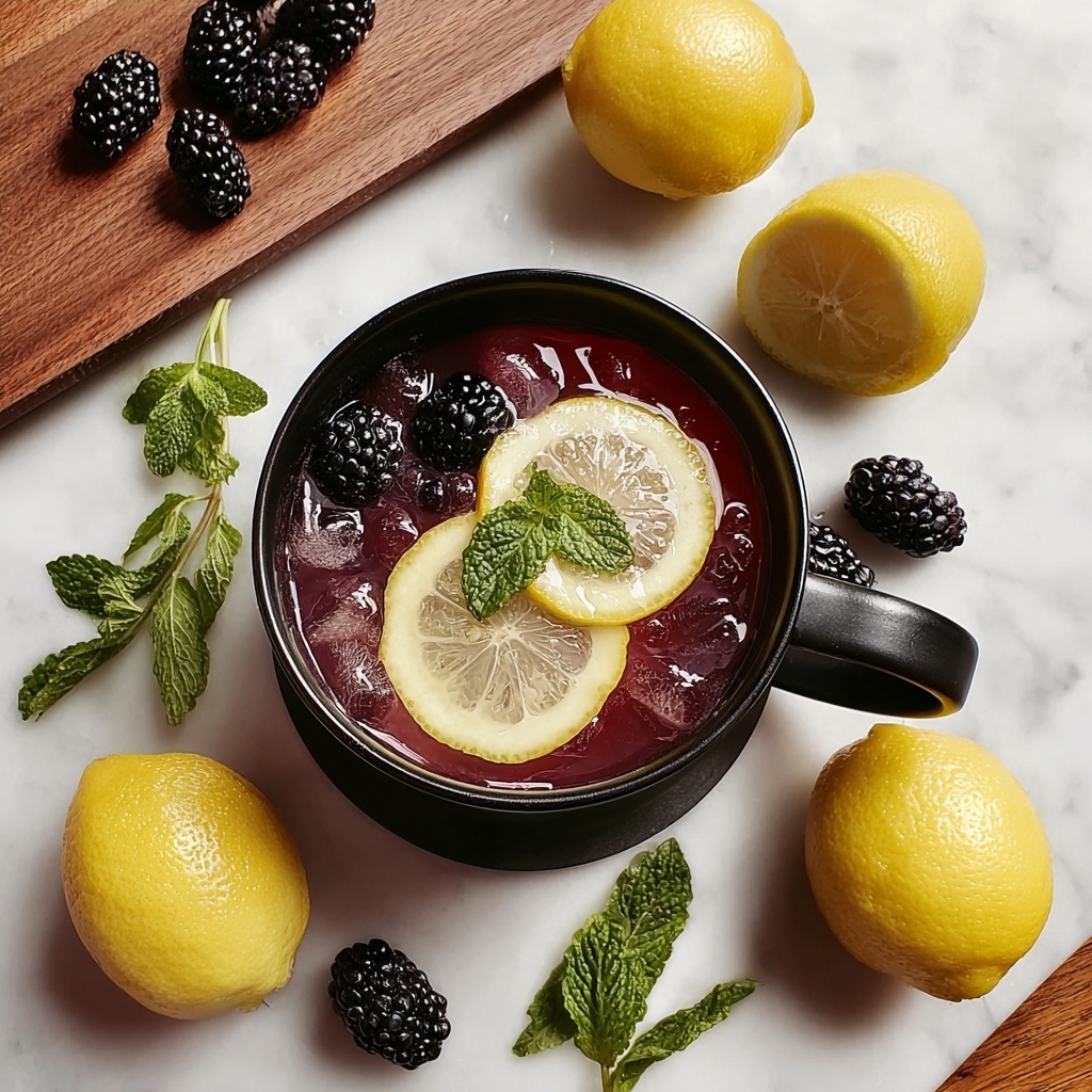 Blackberry Bourbon Lemonade Recipe - Recipe Image