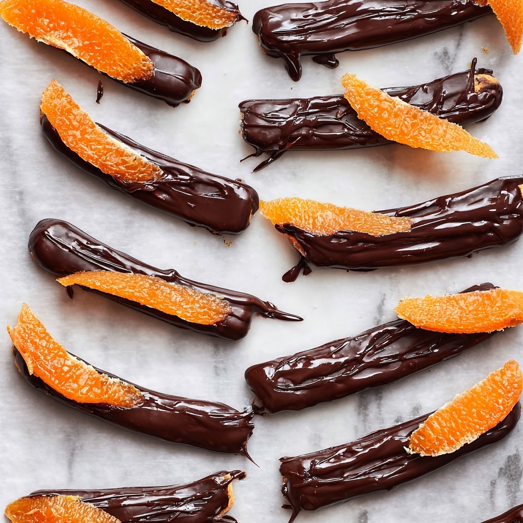 Chocolate-Covered Citrus Peel Delights Recipe - Recipe Image
