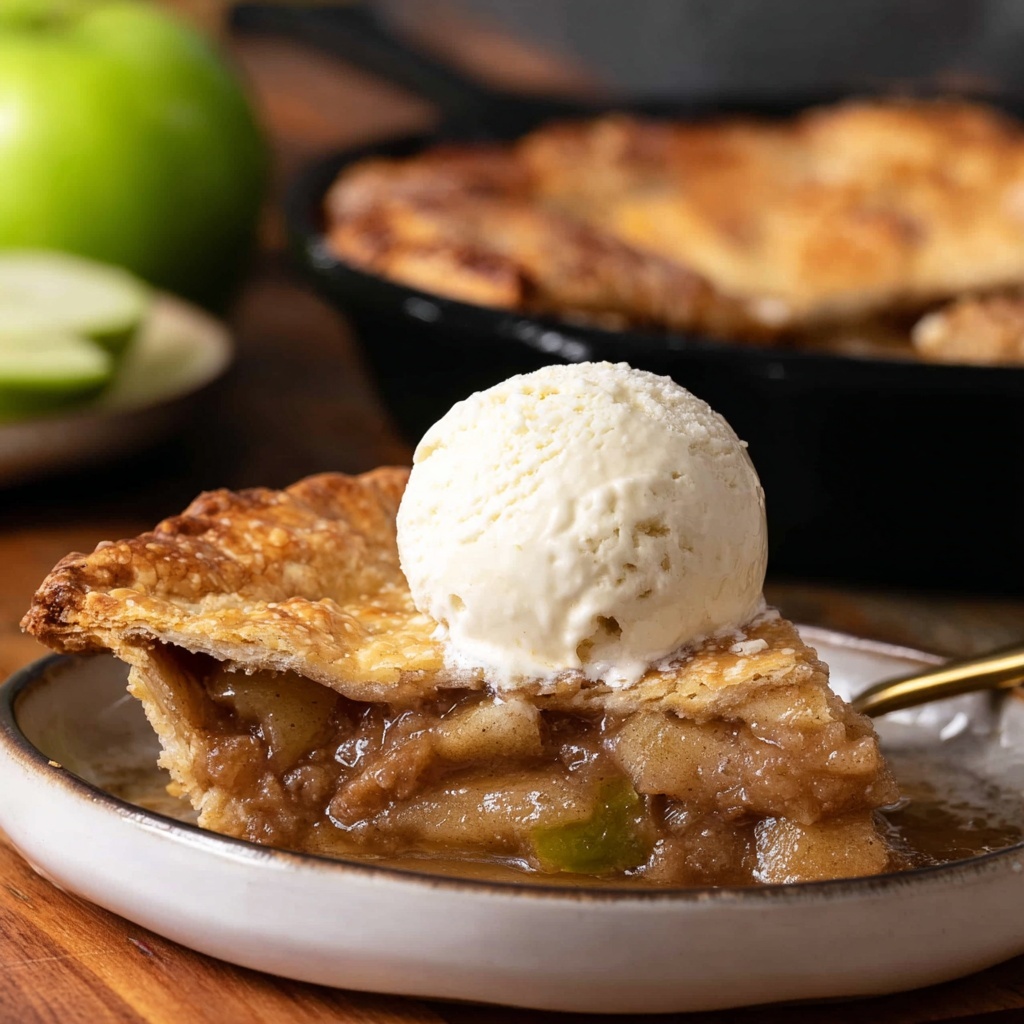 Green Tomato Pie with Cranberries and Spiced Lemon Recipe - Recipe Image