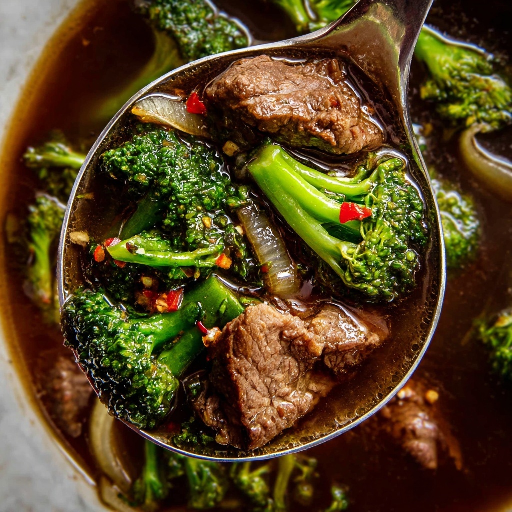 Chinese Broccoli Beef Soup Recipe - Recipe Image