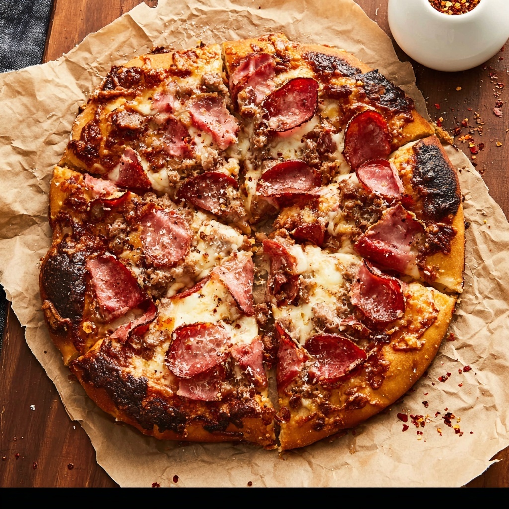 Meat Lovers Pizza Recipe - Recipe Image
