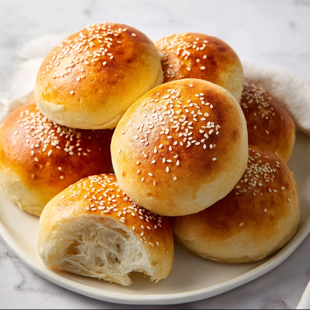 Homemade Hamburger Buns Recipe - Recipe Image