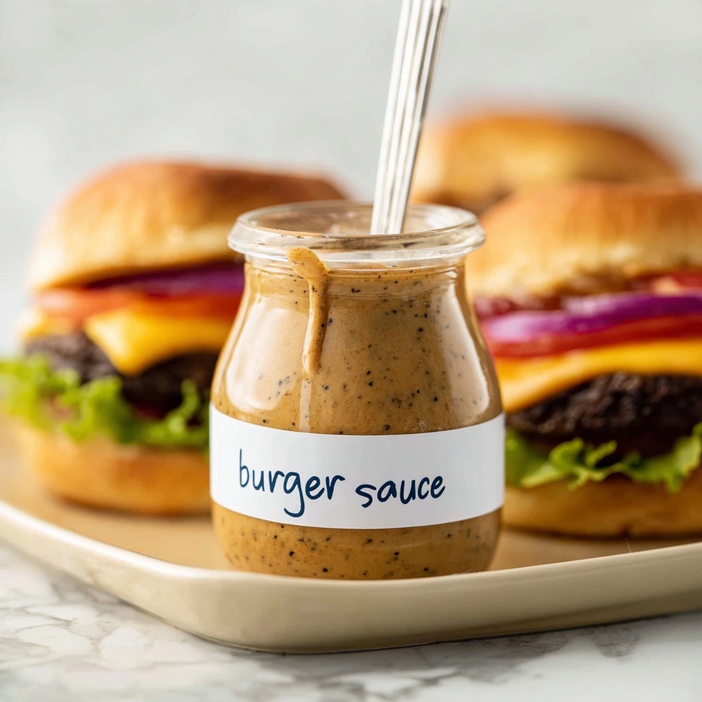 Burger Sauce Recipe - Recipe Image