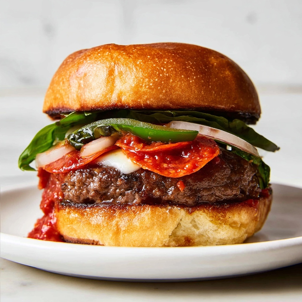 Pizza Burgers Recipe - Recipe Image