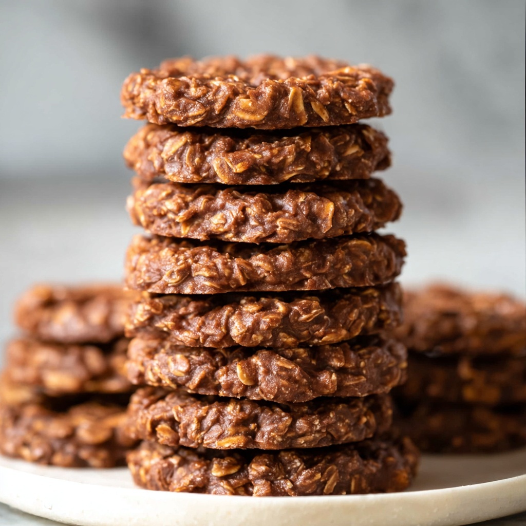 Chocolate No Bake Cookies Recipe - Recipe Image