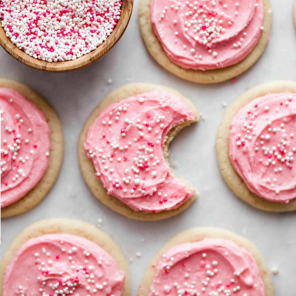 Lofthouse-Style Sugar Cookies with Colorful Frosting and Sprinkles Recipe - Recipe Image