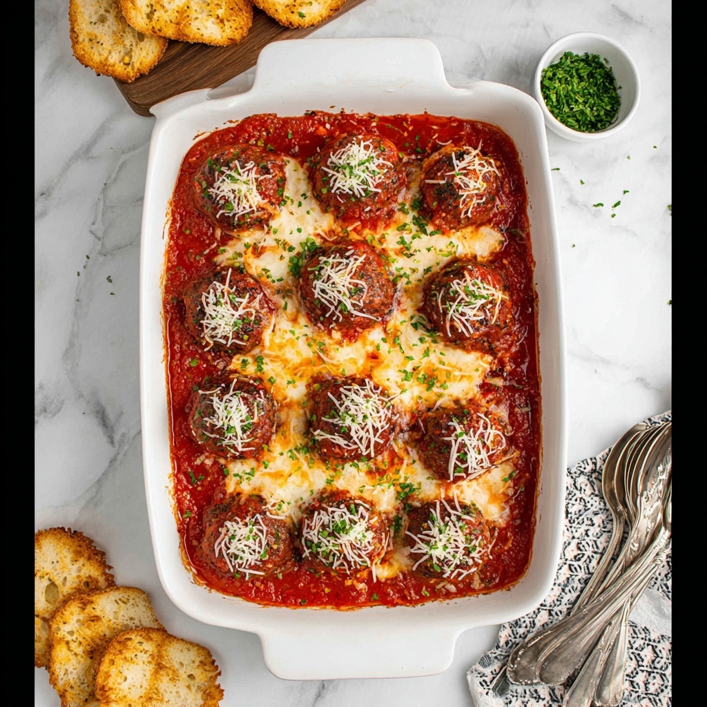 Meatball Casserole Recipe - Recipe Image
