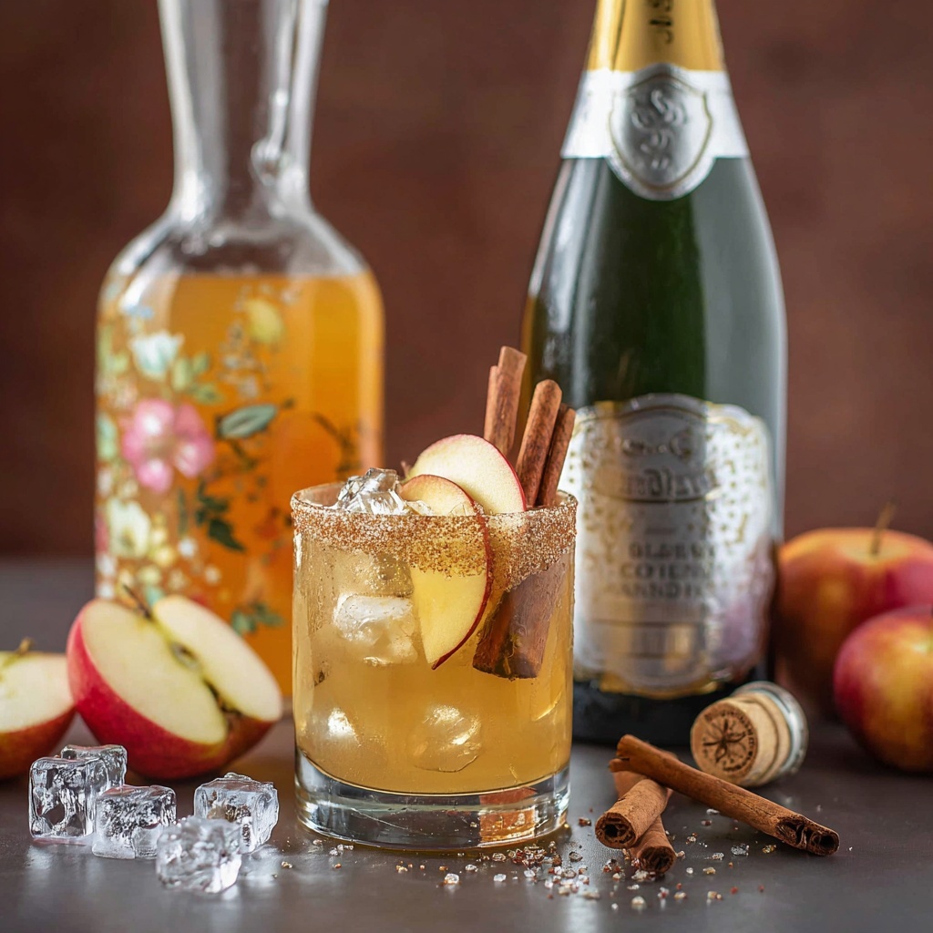 Sparkling Apple Pie on the Rocks Recipe - Recipe Image