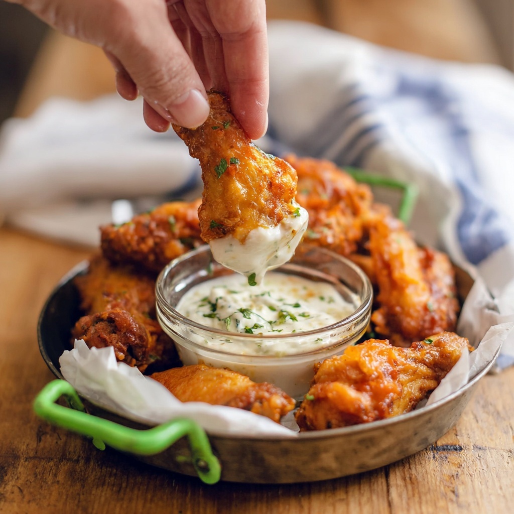 Fried Buffalo Wings Recipe - Recipe Image