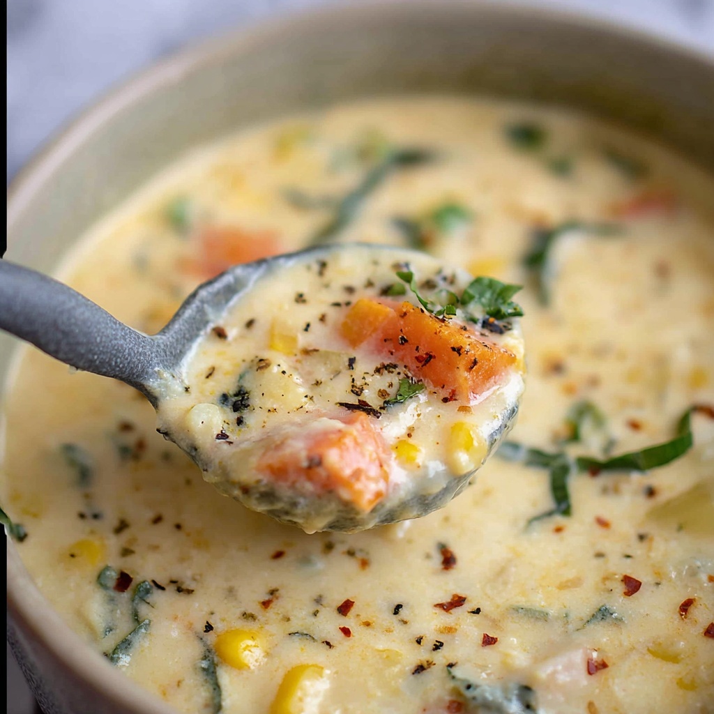 Magic Healthy Low-Calorie Creamy Vegetable Soup Recipe - Recipe Image