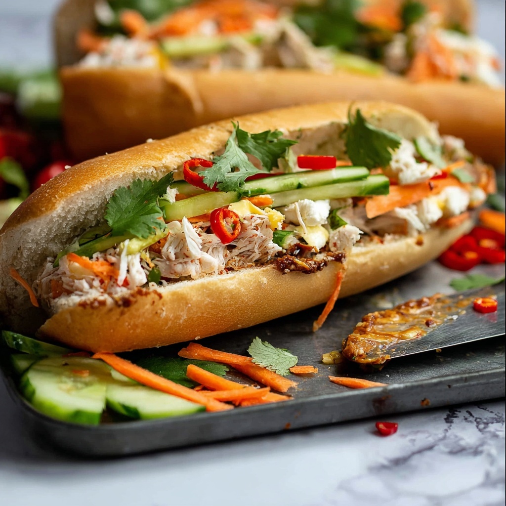 Chicken Banh Mi (Vietnamese Sandwich) Recipe - Recipe Image
