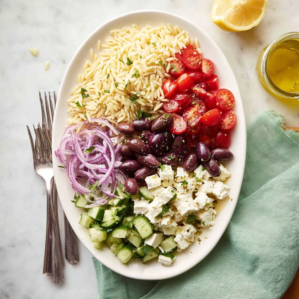 Greek Lemon Orzo Salad Recipe - Recipe Image
