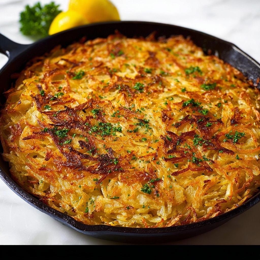 Crispy Potato Rosti Recipe - Recipe Image