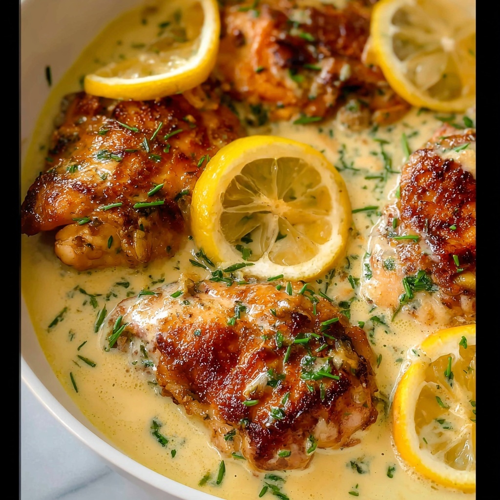 Creamy Lemon Chicken Breast with Parmesan and Garlic Recipe - Recipe Image