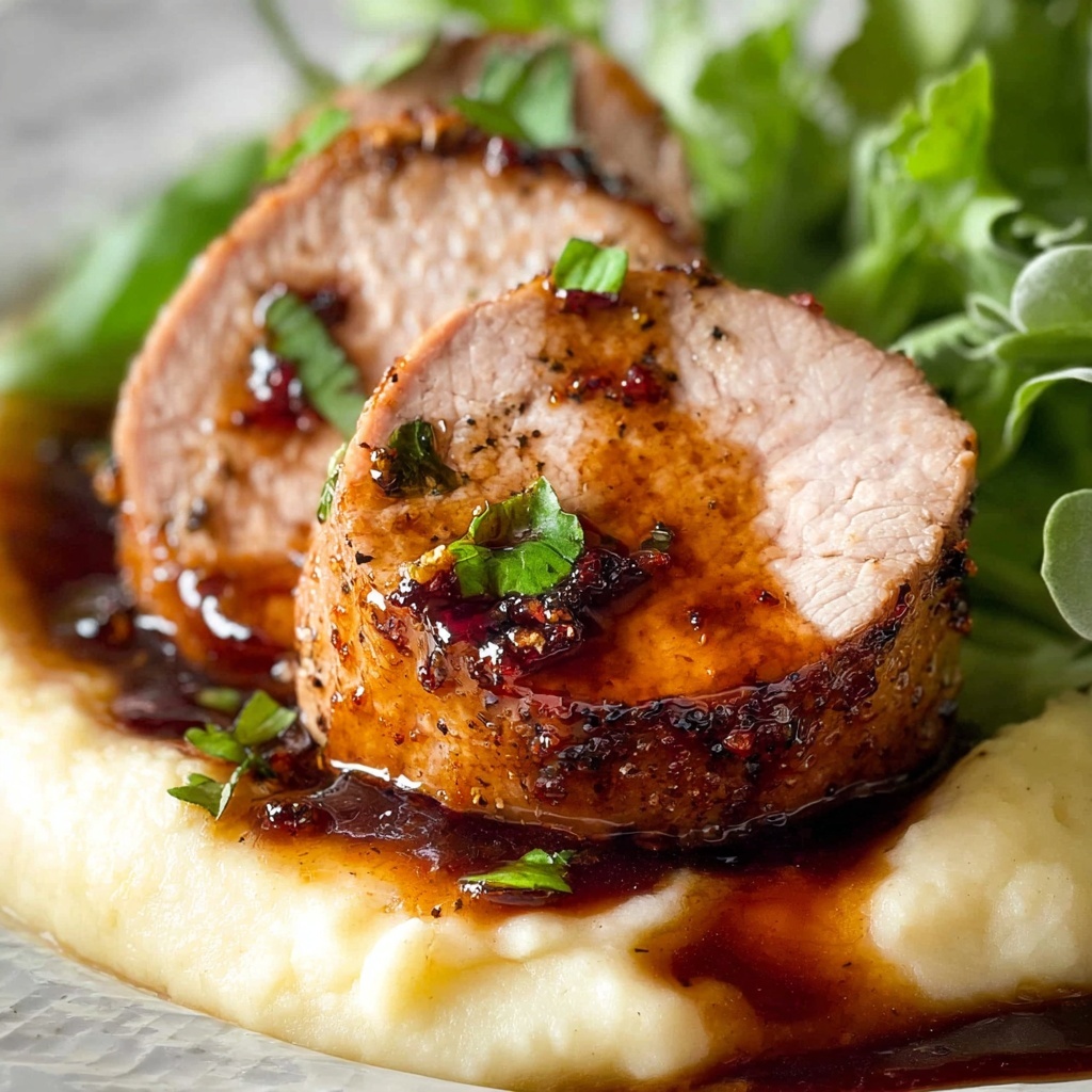Pork Tenderloin with Honey Garlic Sauce Recipe - Recipe Image
