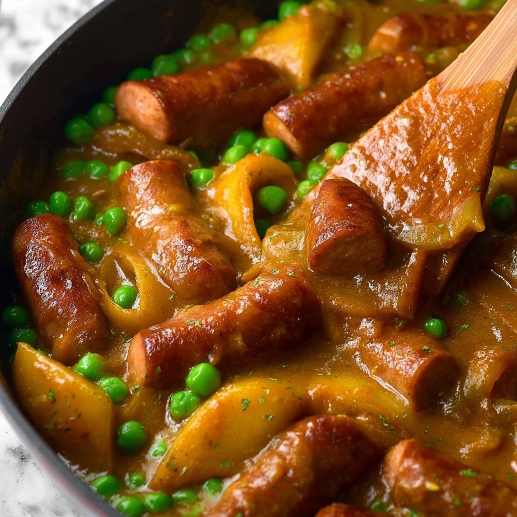 Curried Sausages Recipe - Recipe Image
