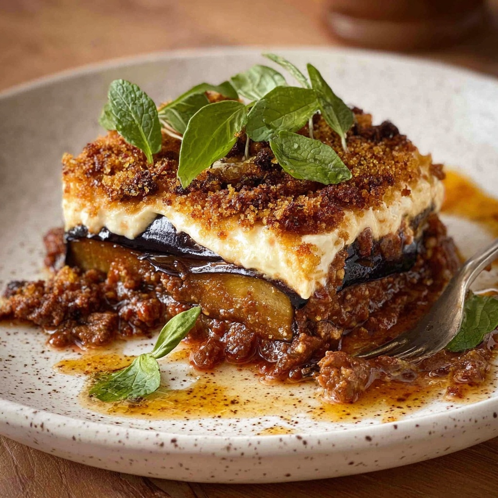 Moussaka (Greek Eggplant Lasagna) Recipe - Recipe Image