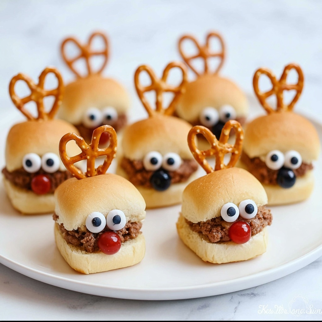 Reindeer Sloppy Joe Sliders Recipe - Recipe Image
