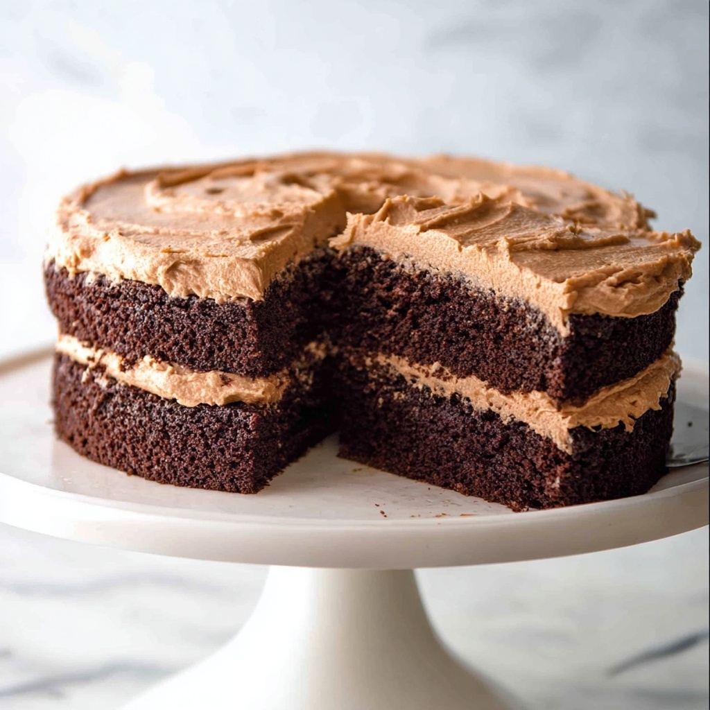 Decadent Chocolate Cake with Chocolate Buttercream Frosting Recipe - Recipe Image