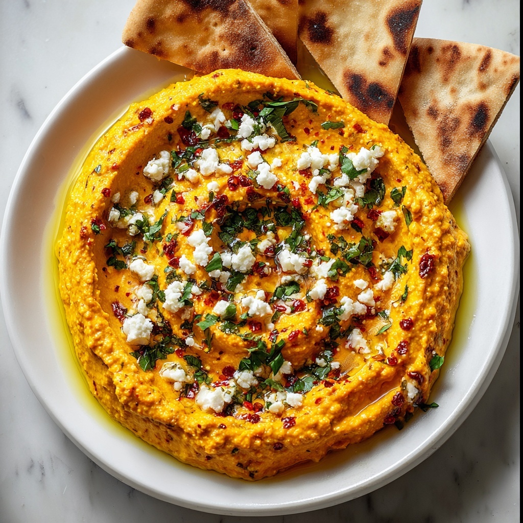 Creamy Pumpkin Whipped Feta Dip Recipe - Recipe Image