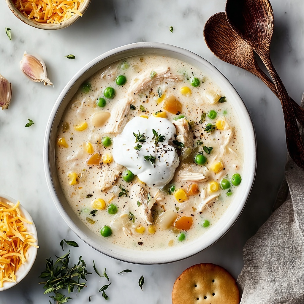 Crockpot White Chicken Chili with Cream Cheese Recipe - Recipe Image