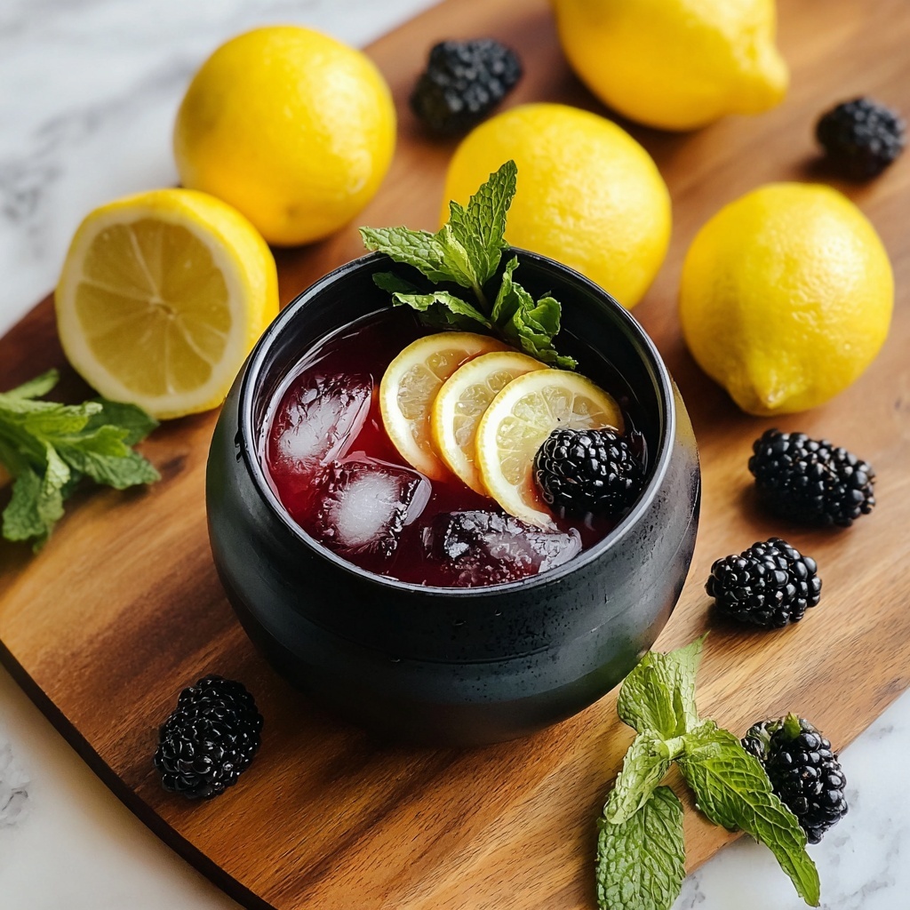 Blackberry Bourbon Lemonade Recipe - Recipe Image