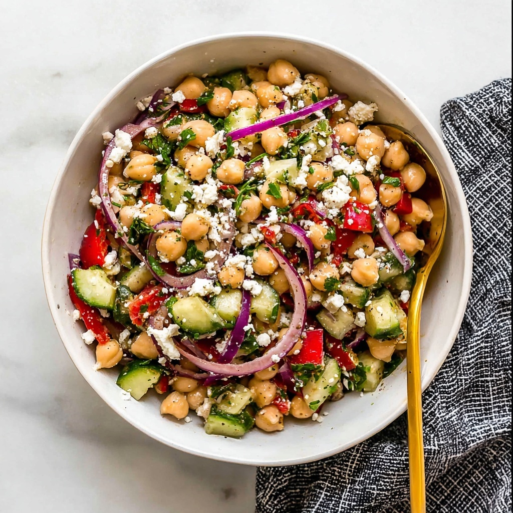 Mediterranean Chickpea Salad Recipe - Recipe Image