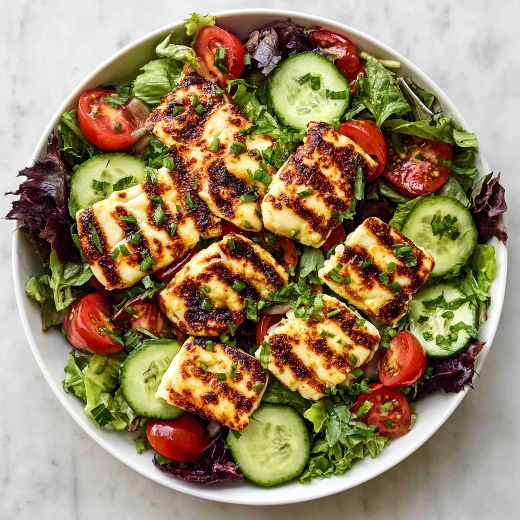 Grilled Halloumi Salad Recipe - Recipe Image