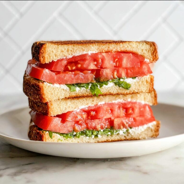 Classic Tomato Sandwich with Microgreens Recipe