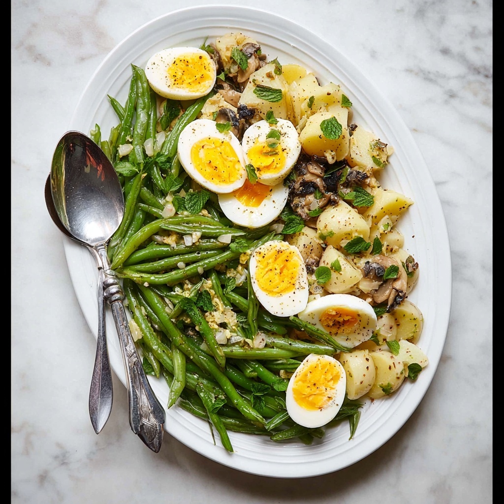French Potato Salad with Green Beans, Olives, and Herbs Recipe - Recipe Image