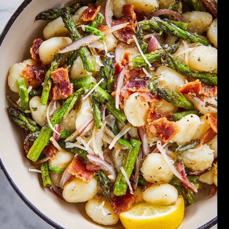Asparagus and Gnocchi in Brown Butter Sauce Recipe