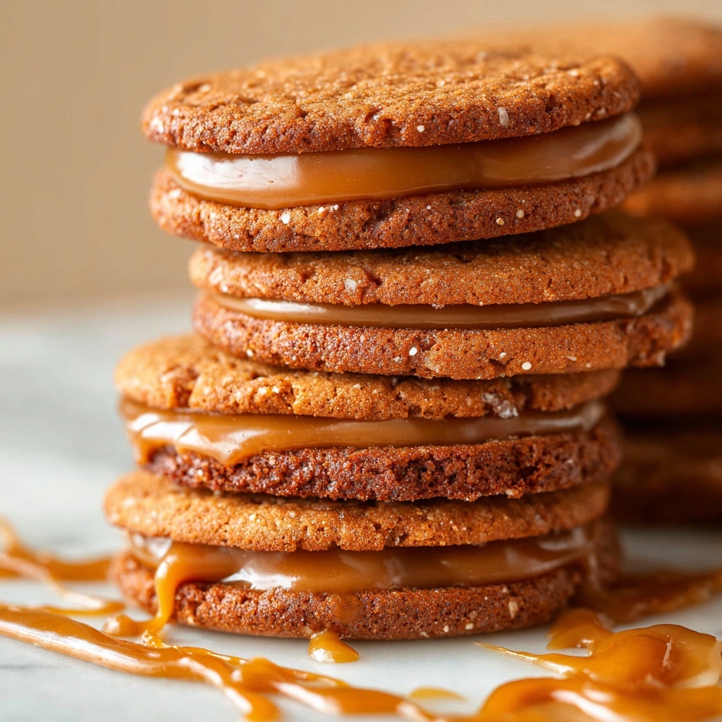 Salted Caramel Sandwich Cookies Recipe - Recipe Image