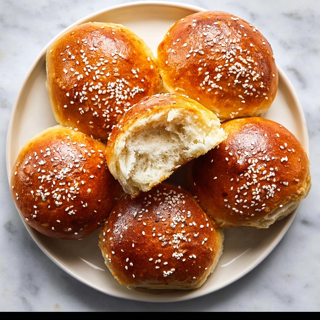 Homemade Hamburger Buns Recipe - Recipe Image