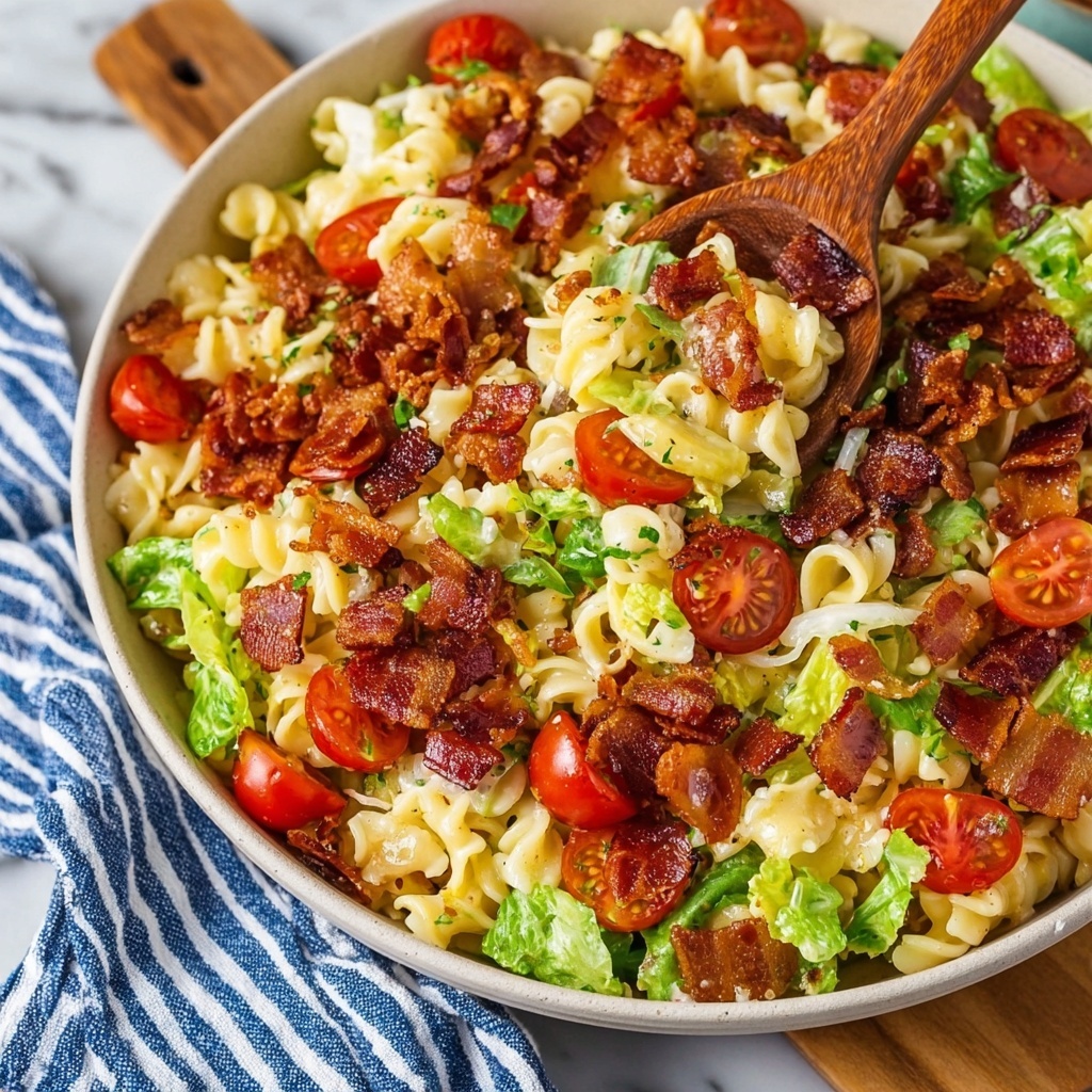 BLT Pasta Salad Recipe - Recipe Image