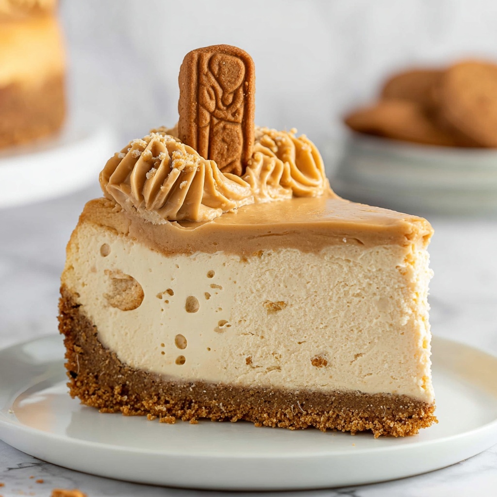 Decadent Biscoff Cheesecake Recipe - Recipe Image