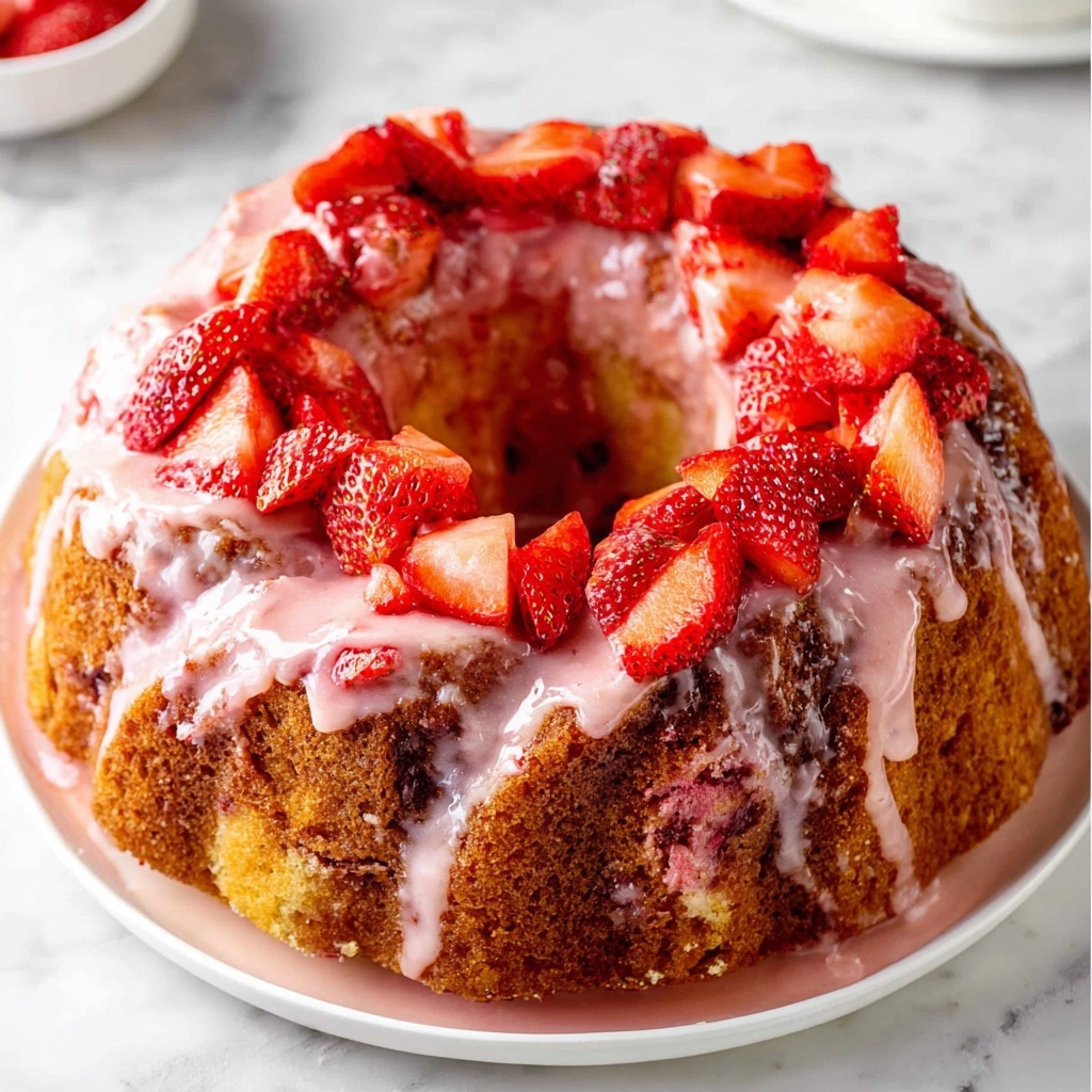 Strawberry Pound Cake Recipe - Recipe Image